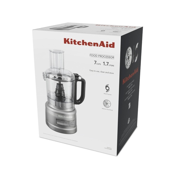 KitchenAid 7 Cup Food Processor, Contour Silver KFP0710 - Picture 3 of 3